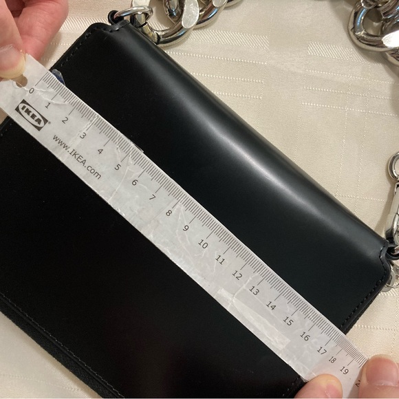 KARA small should bag / wrist clutch, black - Picture 4 of 7